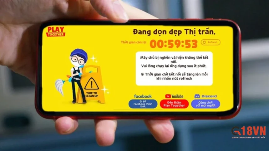 Cách chơi Play Together khi game bảo trì